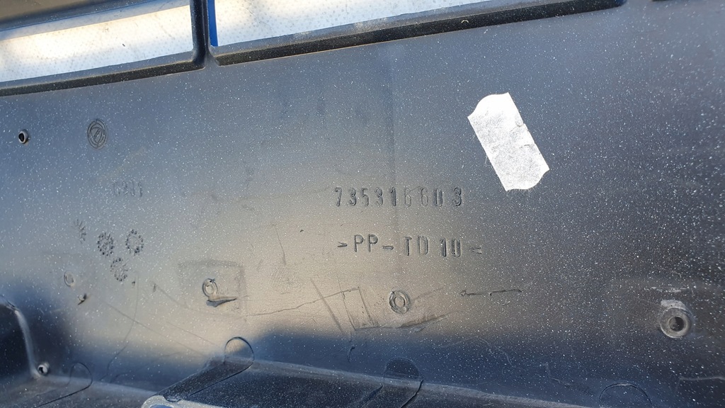 фото №12, Fiat panda ii 2 бампер перед оригинал