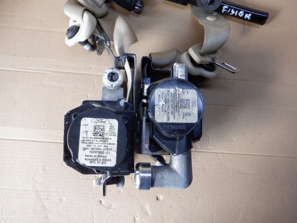 фото №4, Ремни безопасности ford fusion lift usa комплект