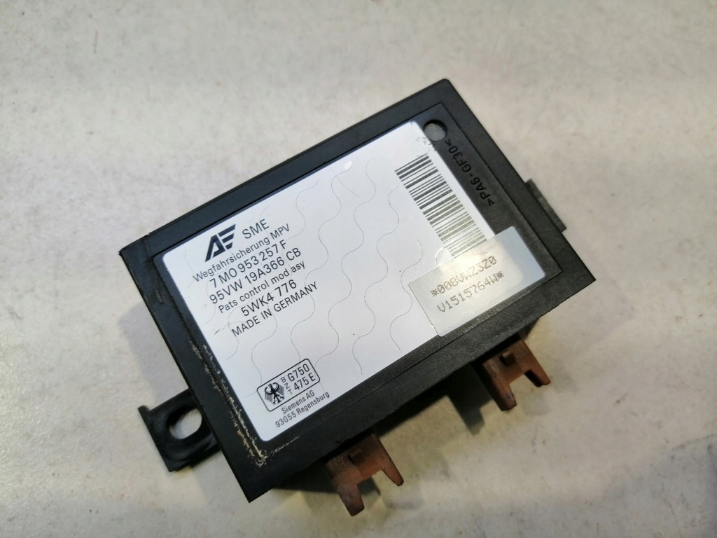 фото №7, Модуль иммобилайзер alhambra 2.0 8v 7m0953257f