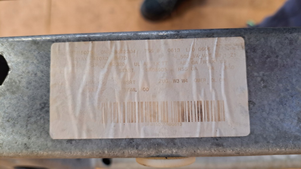 фото №8, Bmw 4 g26 420dx xdriv m-pakiet подрамник балка перед 8831665 новый