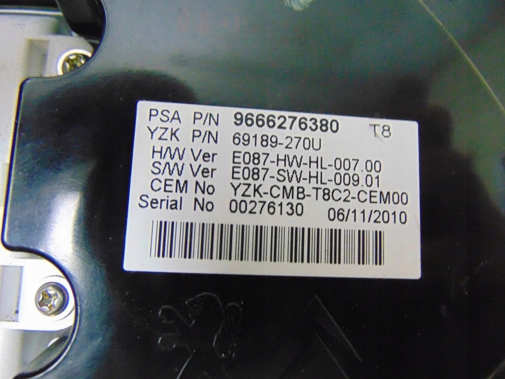 фото №9, Лічильник приладова панель peugeot 3008 1.6 hdi europa