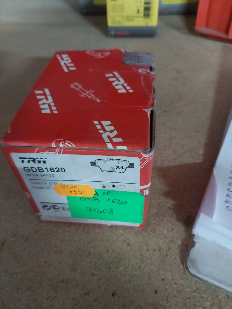 фото №1, Гальмівні колодки гальмівні trwgdb1620 citroen c4