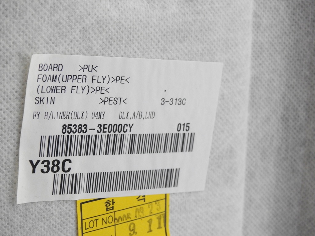 фото №11, Потолок kia sorento i 85383-3e000cy