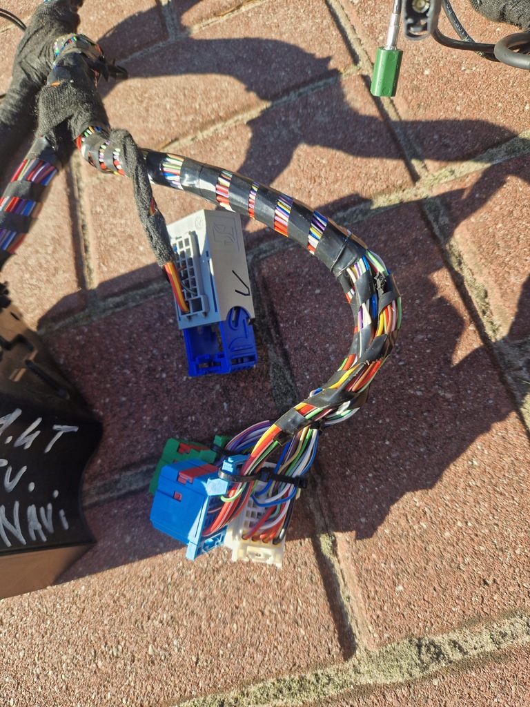 фото №6, Opel corsa e электропроводка консоли радио жгут разъём