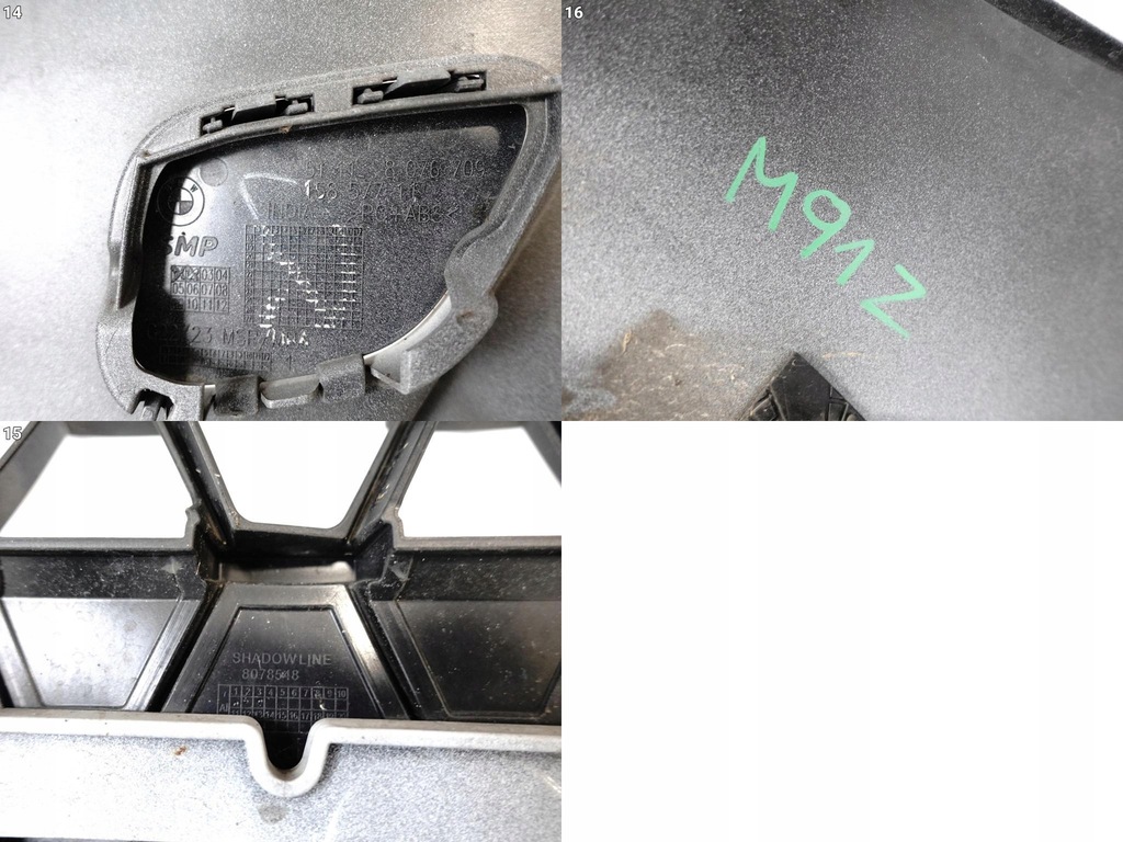 фото №12, Bmw 4 g22 g23 m-pakiet 20- бампер решітка радіатора решітка радіатора решітка перед