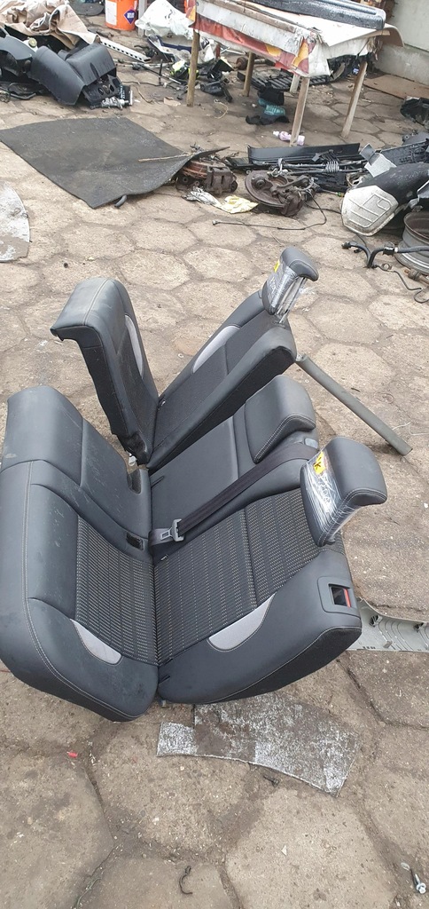 фото №9, Комплект сиденья перед заднее сиденье задняя anglik uk pół кожа peugeot 2008 i