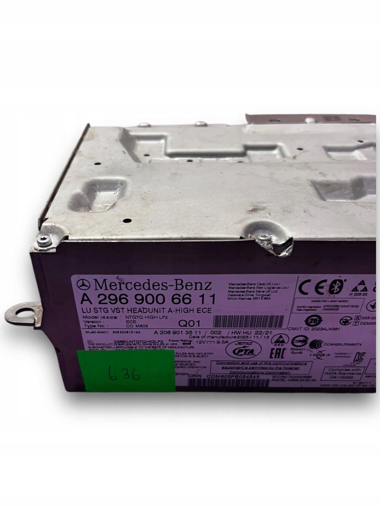 Mercedes eqs x296 радио navi 2969006611 #636 m Доставка