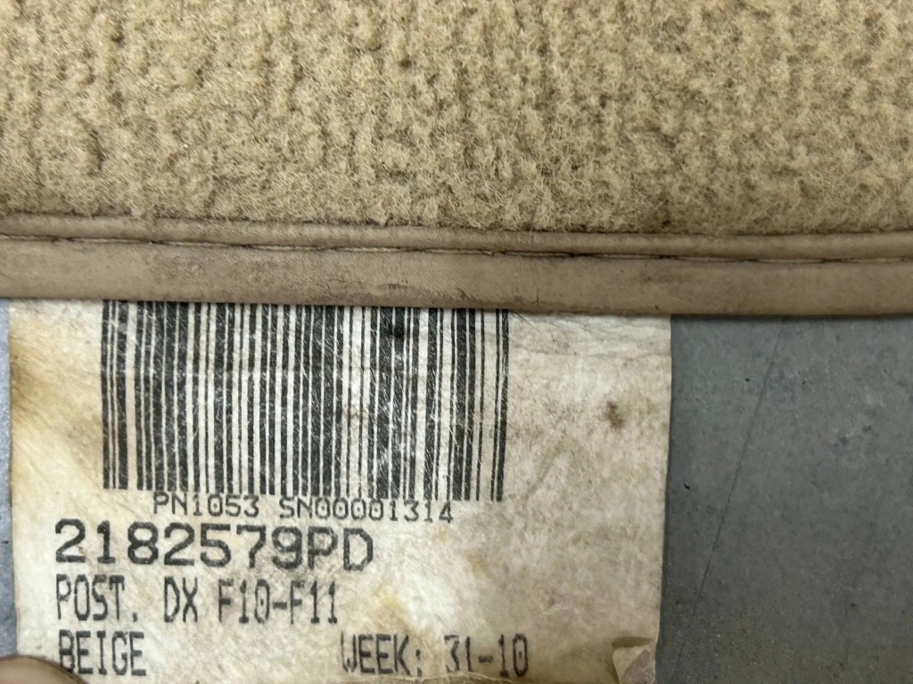 фото №10, Коврики велюровые бежевые bmw 5 f10 f11 2013