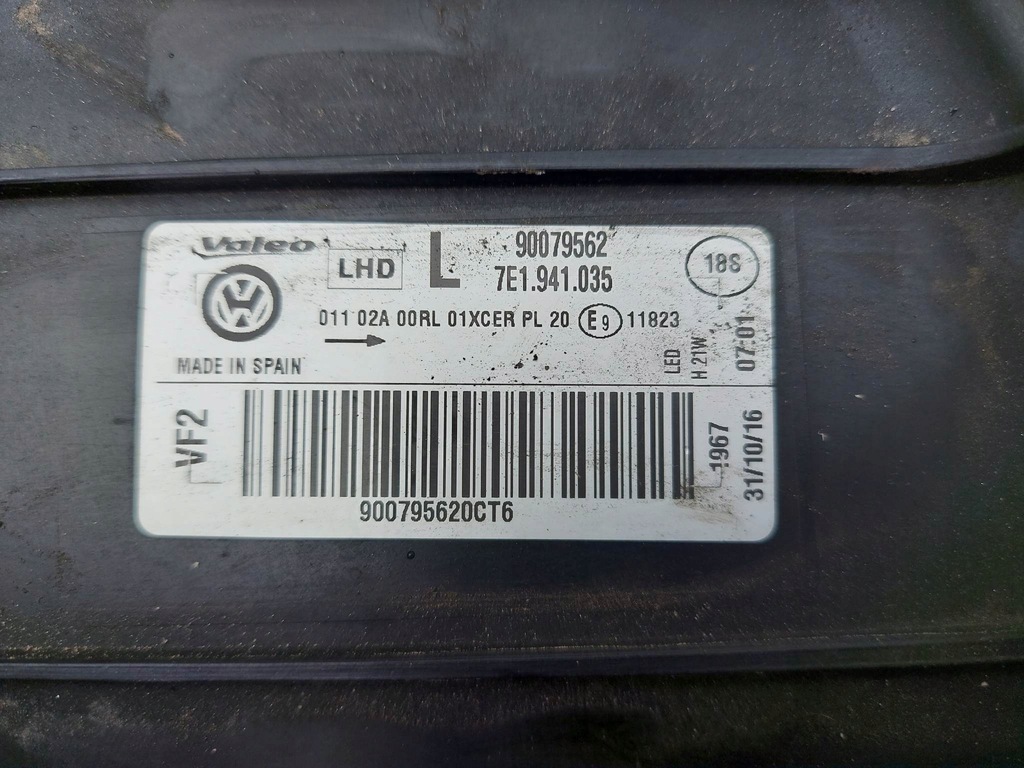 фото №12, Vw t6 multivan лампа ліва перед передня full led