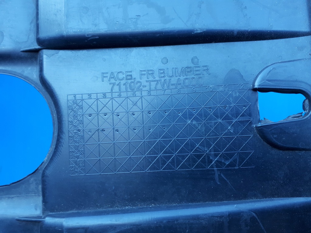 фото №11, Honda оригінальний номер 71102-t7w-a000 спойлер накладка бампера