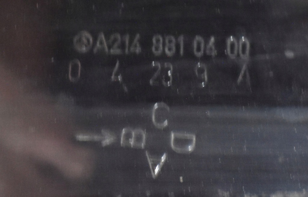 фото №10, Mercedes e klasa w214 крыло правый перед передний org w цвет !!!