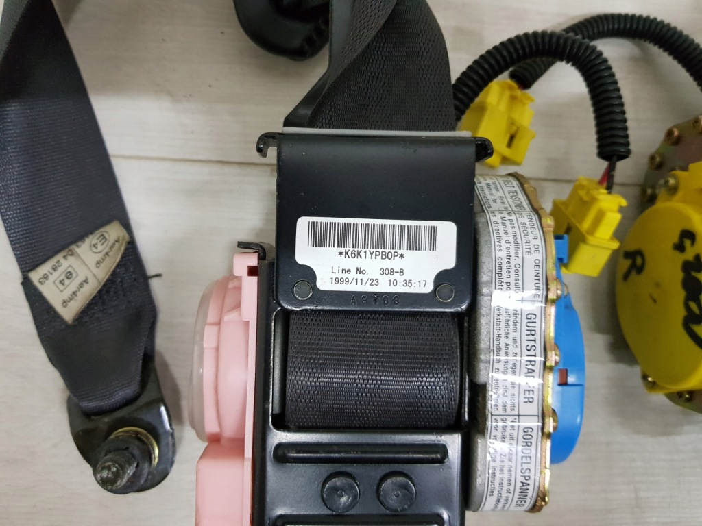 фото №5, Ремені безпеки натягувачі kpl honda s2000 99-09