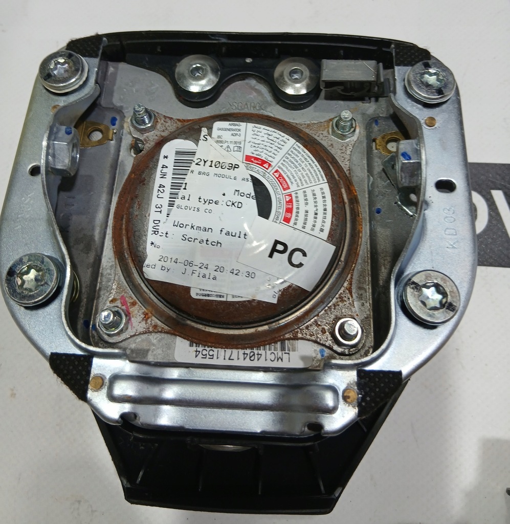 фото №7, Hyundai ix35 панель приладів консоль подушка безпеки подушки безпеки водій пасажир ремені оригінал