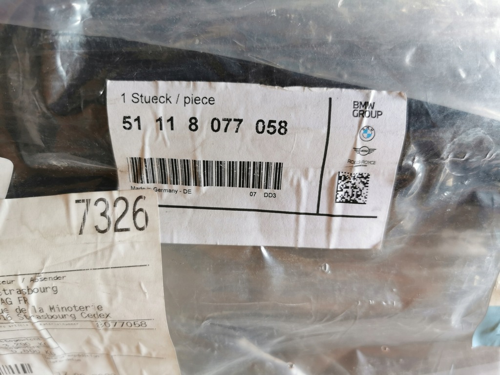 фото №9, Bmw 8 g14 g15 g16 m-pakiet 18- спойлер накладка бампера перед передний 8