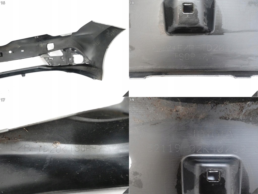 фото №14, Toyota auris ii 2 e18 lift 15-18 бампер перед bez pdc i омывателя