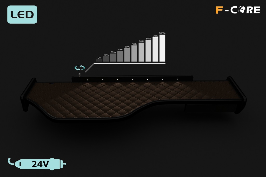 фото №5, Полка приборная панель tir daf xf 95 07-13 ящик led xf95