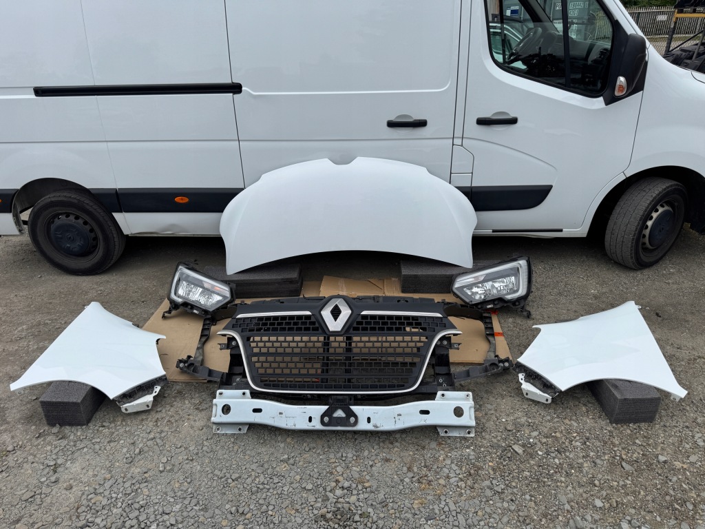 фото №1, Бампер капот крила лампи перед renault master iv qng w колір