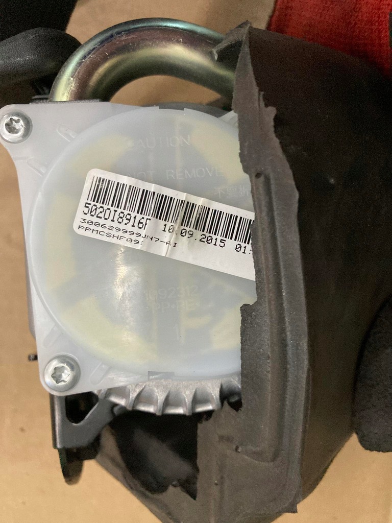 фото №2, Pas безопасности правый задняя renault kadjar