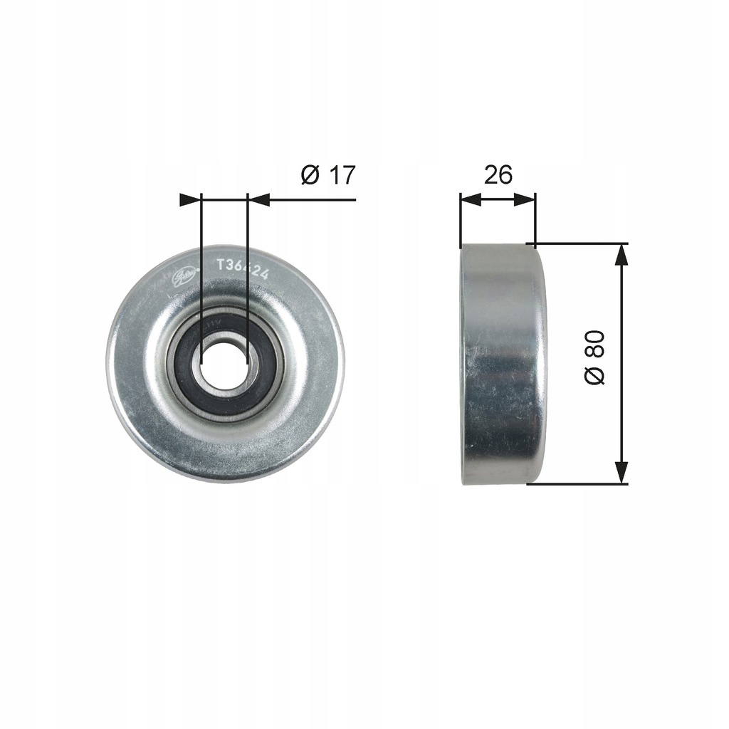 фото №1, Ролик натяжная ремень поликлиновый honda city iv civic ix civic viii insigh