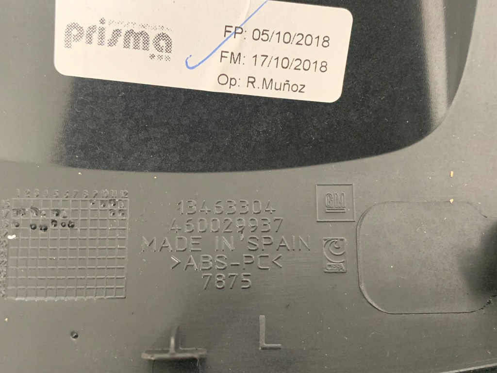 фото №9, Opel crossland x заглушка рамка dekor head up оригинал europa