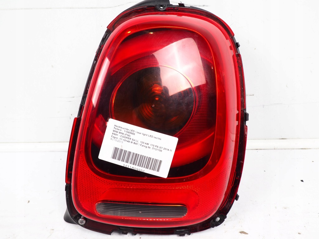 фото №1, Лампа права правий задня задня mini f55 f56 7297414