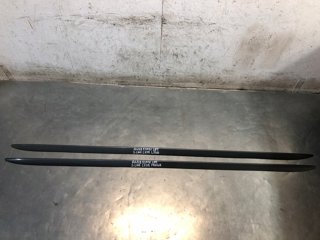 фото №1, Молдинг накладки пороговые a4 b8 s line lx7r комплект