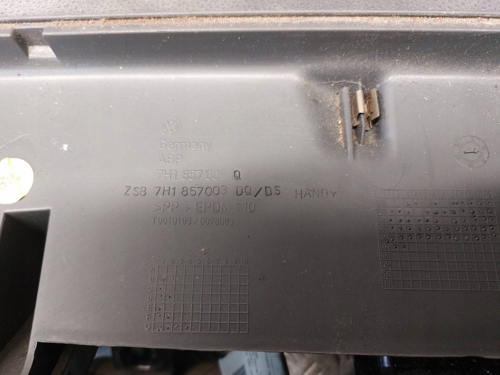 фото №6, Приборная панель приборная панель приборная volkswagen transporter t5 7h1857005