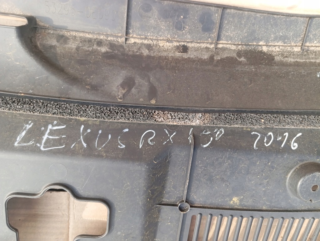 фото №12, Lexus rx iv 15- захист поперечина перед накладка na pas передній оригінал