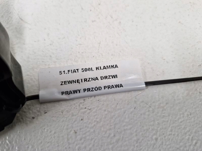 фото №8, Fiat 500l 500 l ручка дверь наружная правый перед правая передняя хром