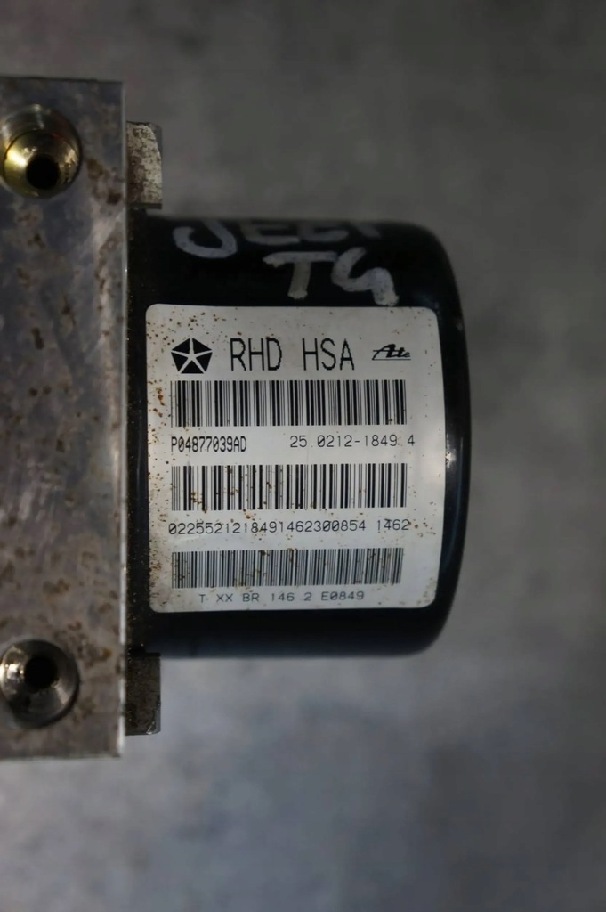 фото №5, Насос тормозная abs блок управления jeep compass p04877039ad