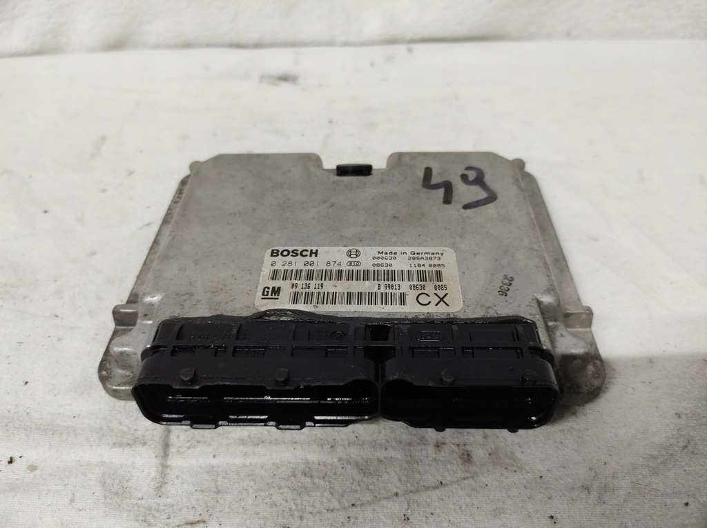 фото №1, Бортовий комп'ютер блок керування двигуна opel vectra b 90213458