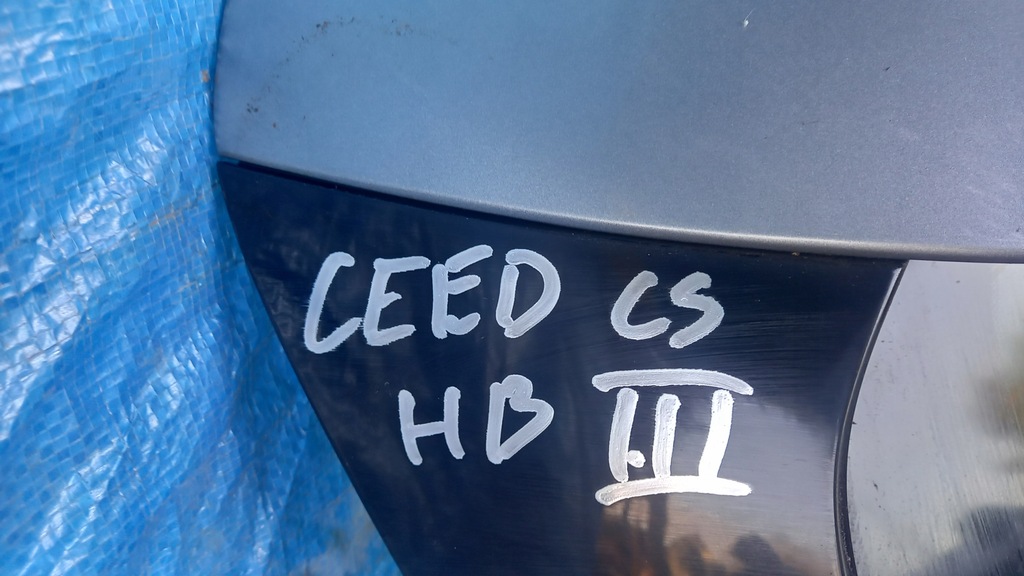 фото №4, Kia ceed iii крышка багажника багажника задняя задняя hb cs