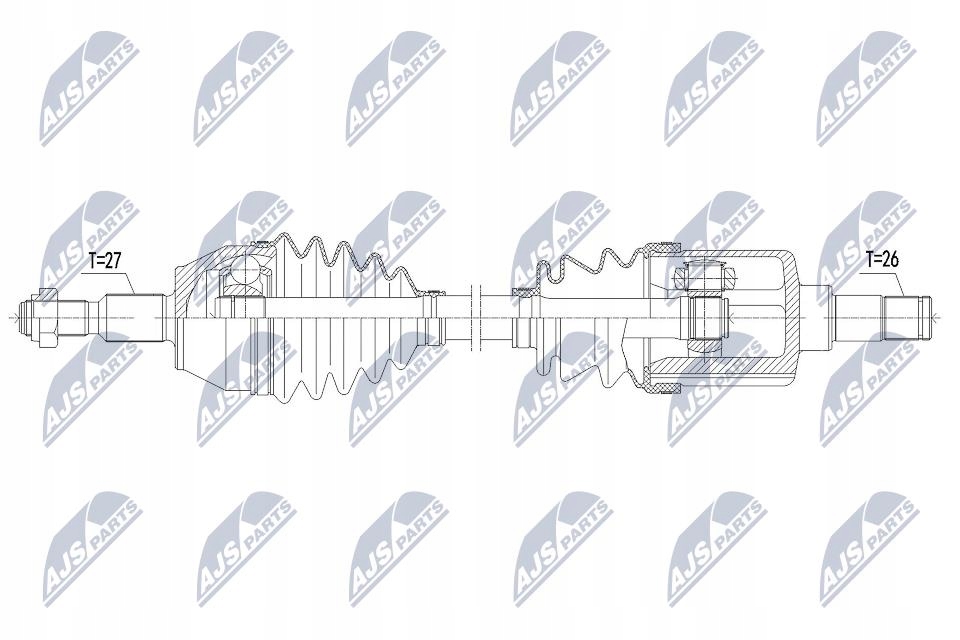 Nty npw-fr-151 привідний вал привідна Ціна