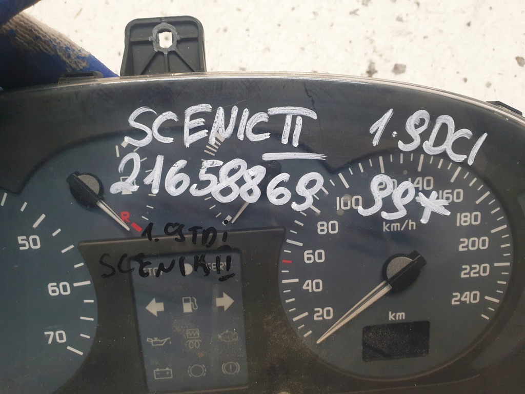 фото №5, Счетчик приборы renault scenic ii 1.9 dci 21658869