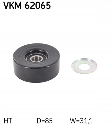 фото №3, Ролик направляющая ремень patrol gr y61 terrano ii