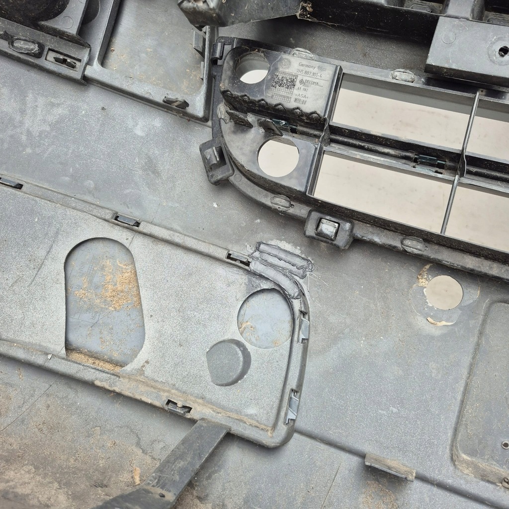 фото №10, Vw transporter t5 multivan 03-09 бампер перед передній pdc