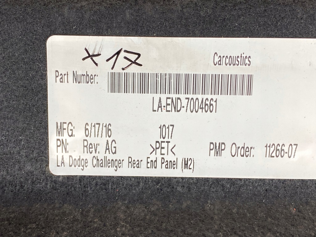 фото №6, Оббивка захист поперечина dodge challenger 2015+ usa