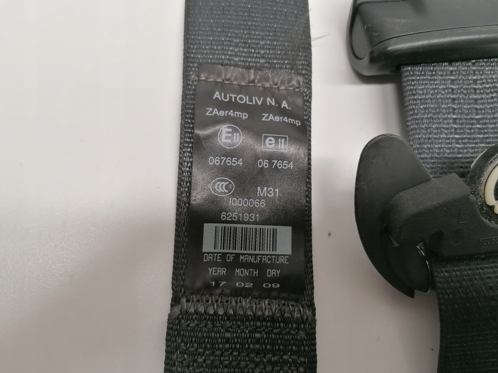 фото №6, Jeep cherokee kl ремни безопасности перед оригинал seat ремни 13-18