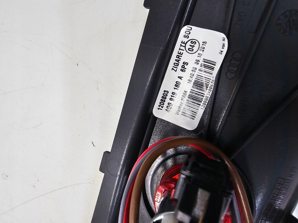 фото №6, Роз'єм прикурювача зарядний пристрій audi a6 4g0919180a