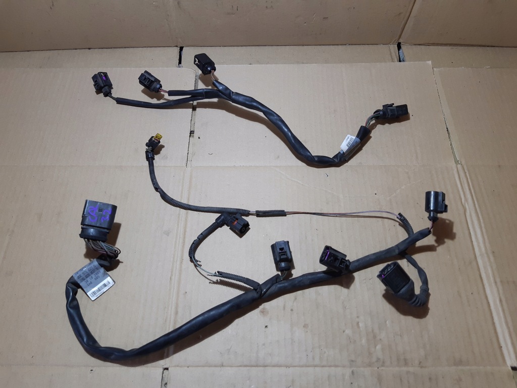 фото №13, Audi q5 8r 3.2 fsi джгут електропроводка форсунок 06e971627s 06e971627r