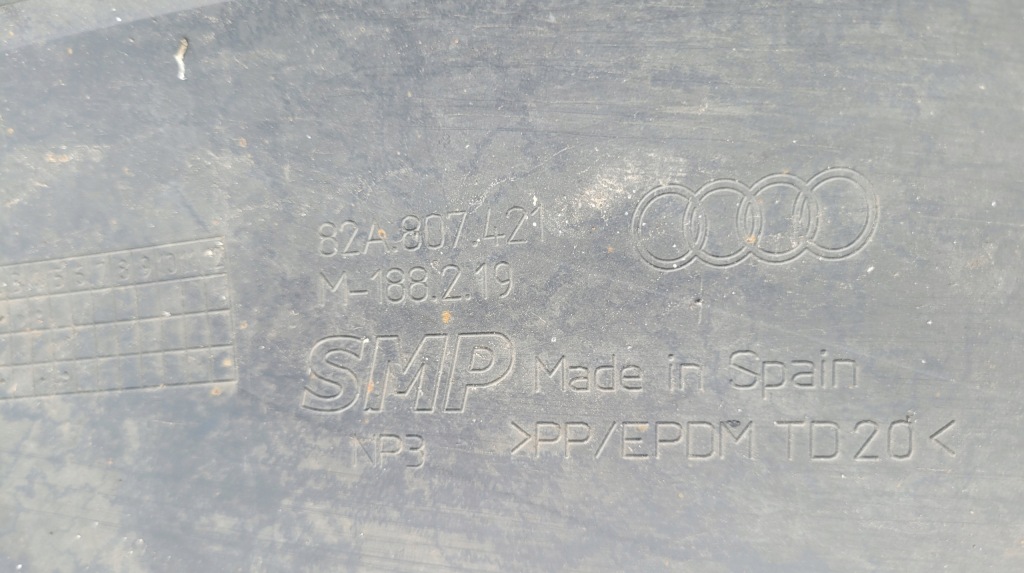 Audi a1 ii накладка-спойлер спойлер накладка дифузор бампера задня заднього Київ