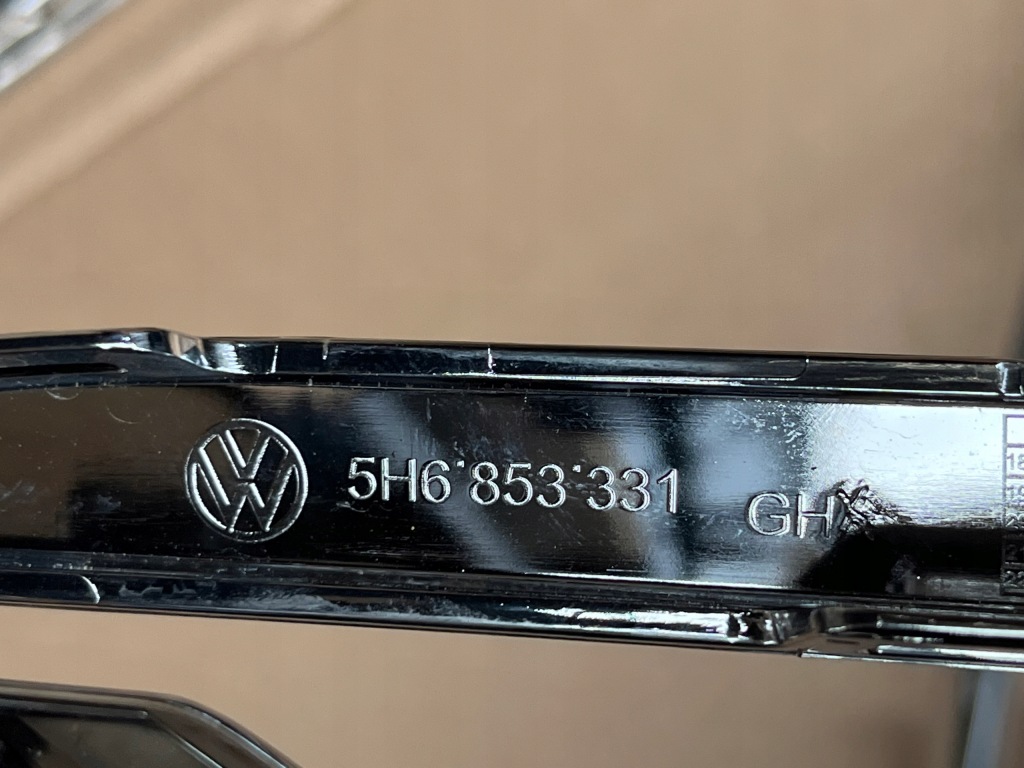 фото №6, Хром бампера заднего vw golf viii 8 идеальное состояние