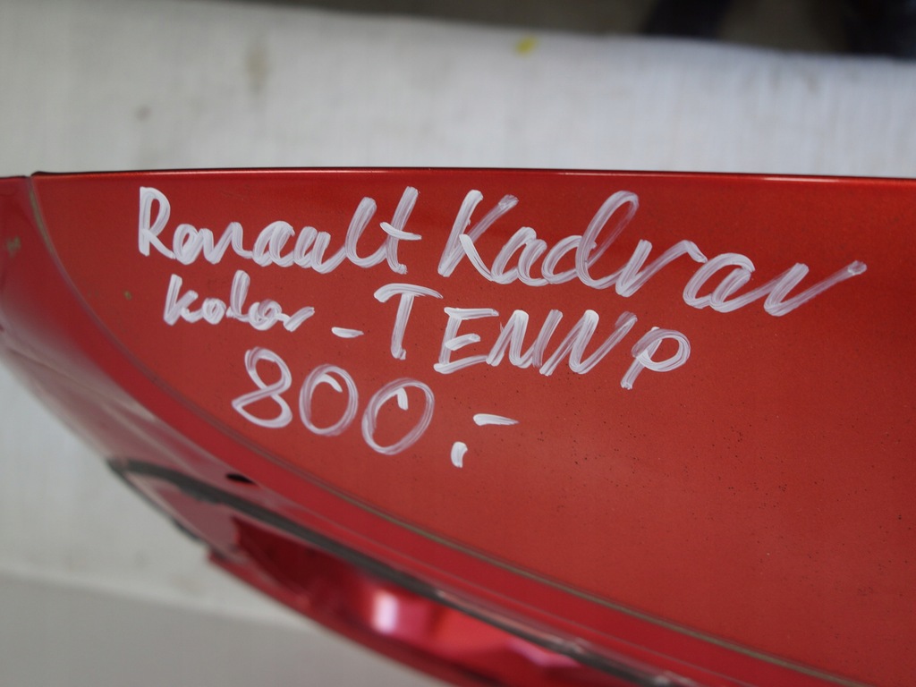 фото №12, Крышка багажника багажника задняя renault kadjar tce цвет - tennp