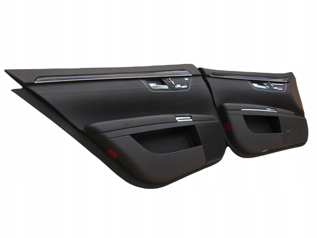 фото №16, Mercedes s w221 221 long оббивка сидіння сидіння заднє сидіння обшивки czrwona nić