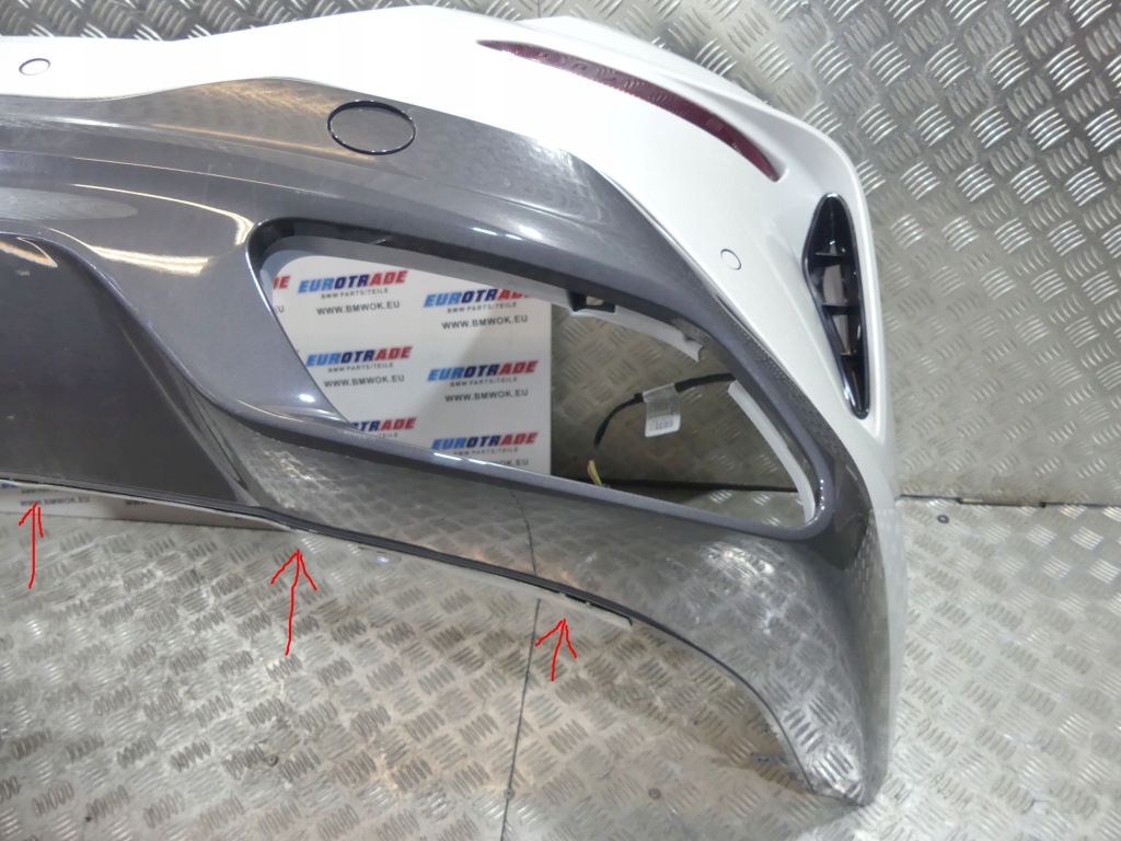 Bmw g14 g15 mpakiet бампер задний  mineralweiss Доставка