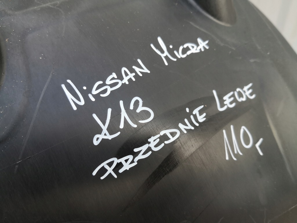 фото №11, Nissan micra k13 10- подкрылок передние левая 3hn0a