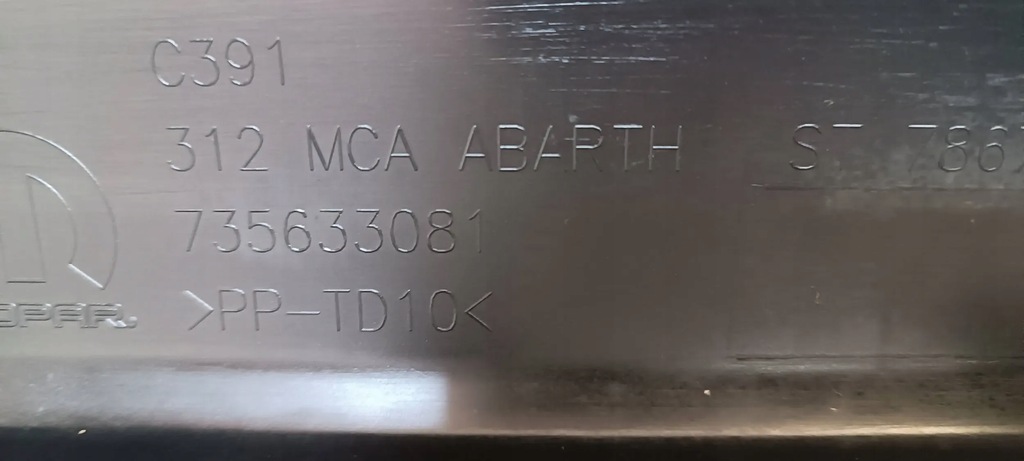 фото №7, Бампер задний fiat 500 abarth lift pdc 15- 73563308