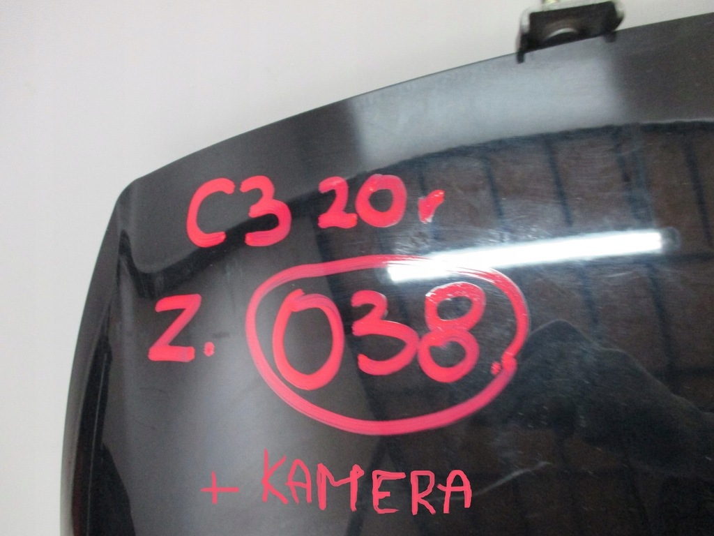 фото №7, Крышка багажника citroen c3 20r камера