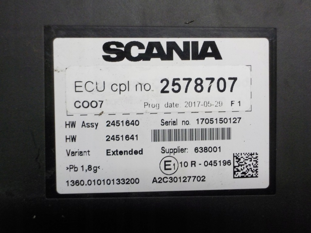 фото №2, Scania r блок керування координатор coo7