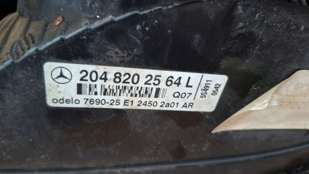 Mercedes glk x204 - фара задня ліва led Оригінал